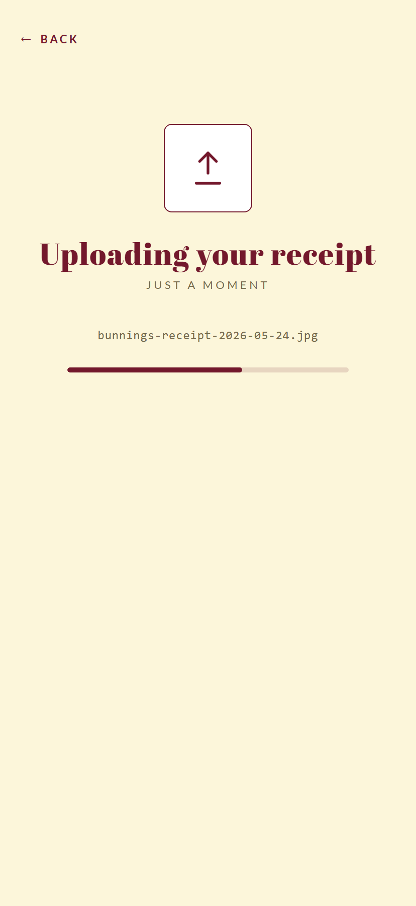 Uploading